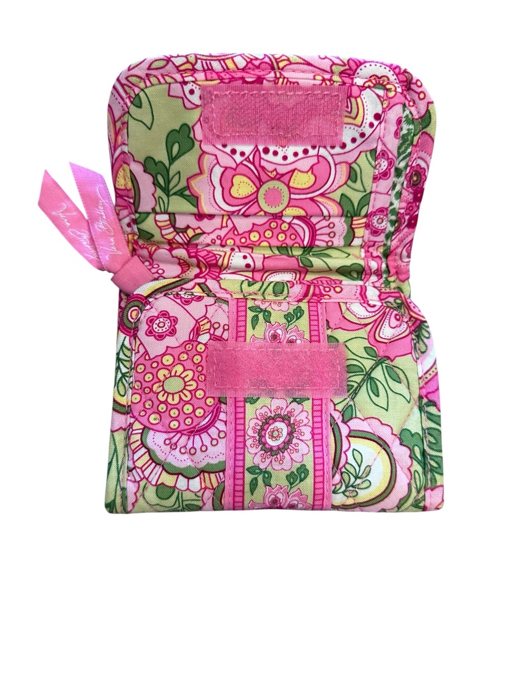 Vera Bradley Pink Petal Pink Quilted Crossbody & Wallet Set Vtg Vintage - Picture 11 of 14